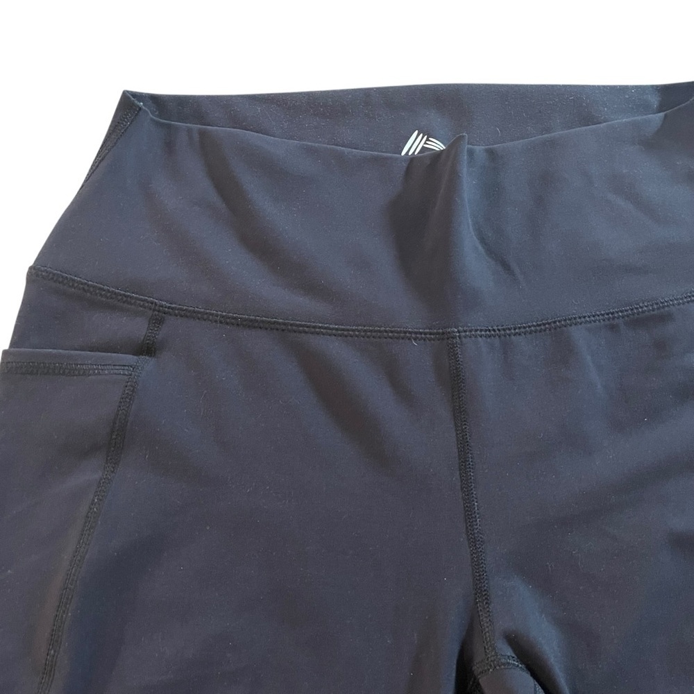 RBX high waist black active leggings women’s size large stretchy fit activewear - Picture 2 of 10